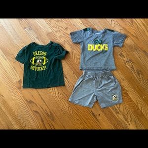 Oregon ducks toddler bundle set